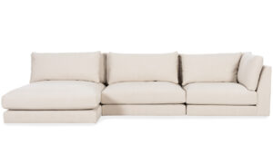 LYON Divansoffa 4-sits Vändbar Beige