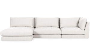 LYON Divansoffa 4-sits Vändbar Vit