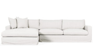 MAXIME Divansoffa Vänster Vit