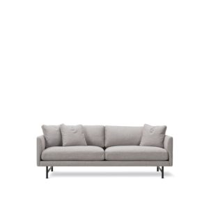 Fredericia Furniture Calmo 5622 soffa 2-sits Sunniva 717-svart stål