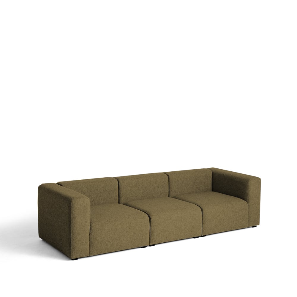 HAY Mags 3-sits soffa tyg hallingdal 65 224 brown