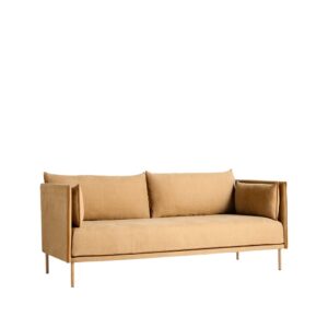 HAY Silhouette 2-sits soffa Cognac-oljade ekben