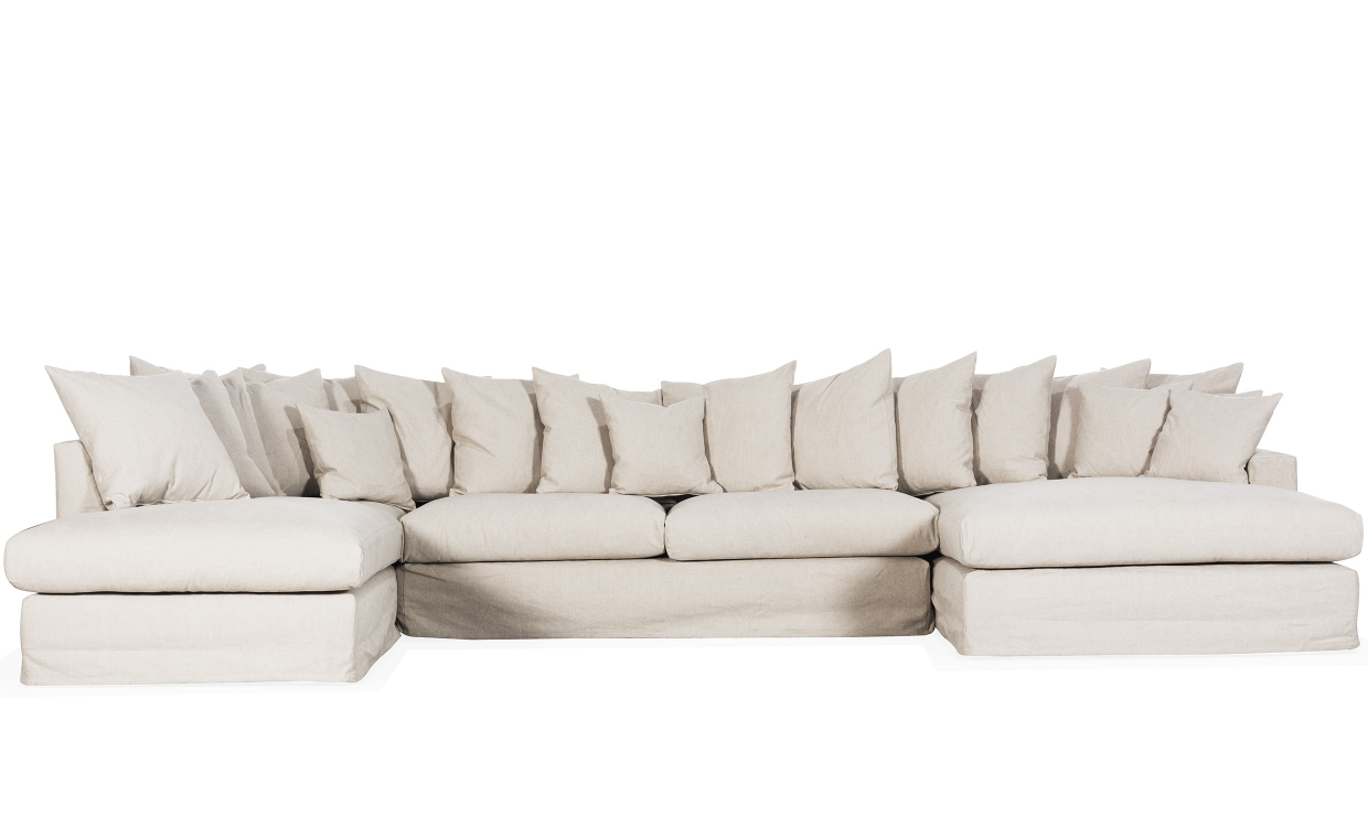 MONACO U-Soffa Vänster Beige