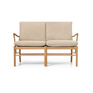 Carl Hansen & Søn OW149-2 Colonial soffa 2-sits Terra 20365-oljad ek