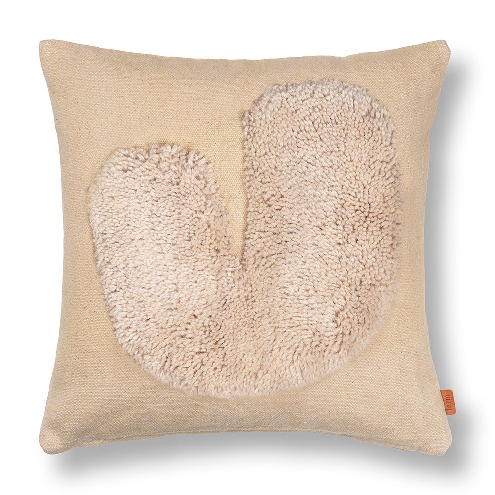 Ferm Living, Lay Kudde 50x50 Sand/Off-white
