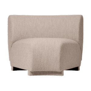 Ferm Living Rico soffmodul corner 45 Soft Bouclé Natural