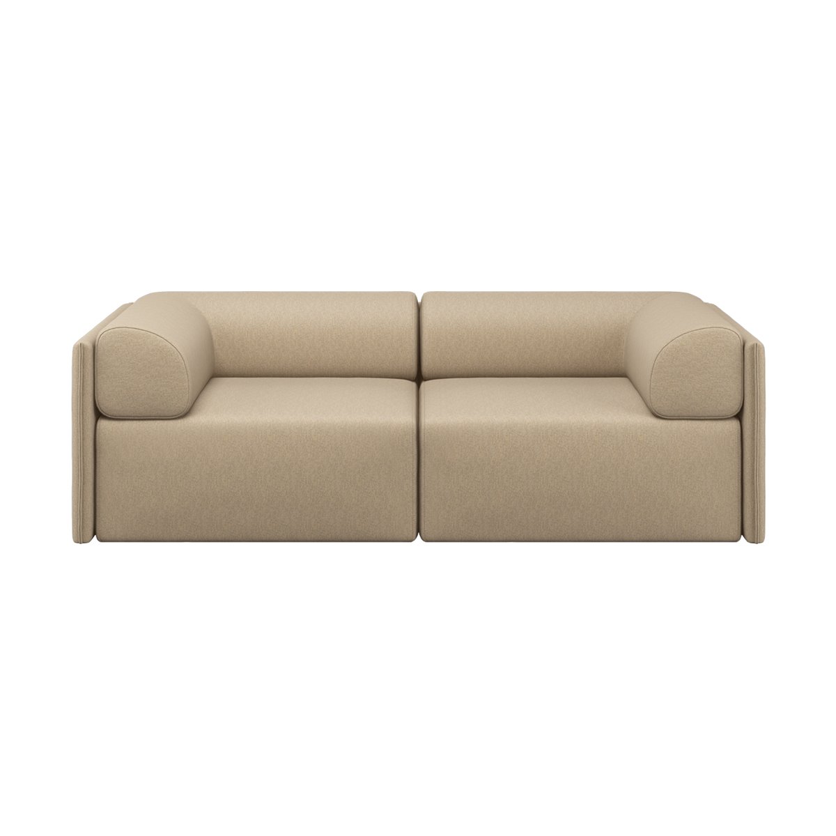 Hem Palo Block 2-sits soffa med armstöd Low 200 cm Beige