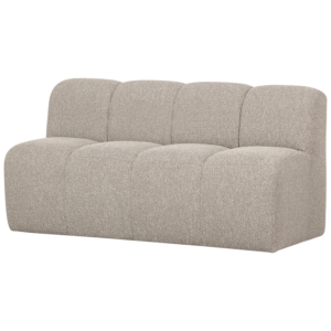 WOOOD MOJO MATBÄNK 164 CM MED RYGGSTÖD BOUCLE BEIGE MELANGE