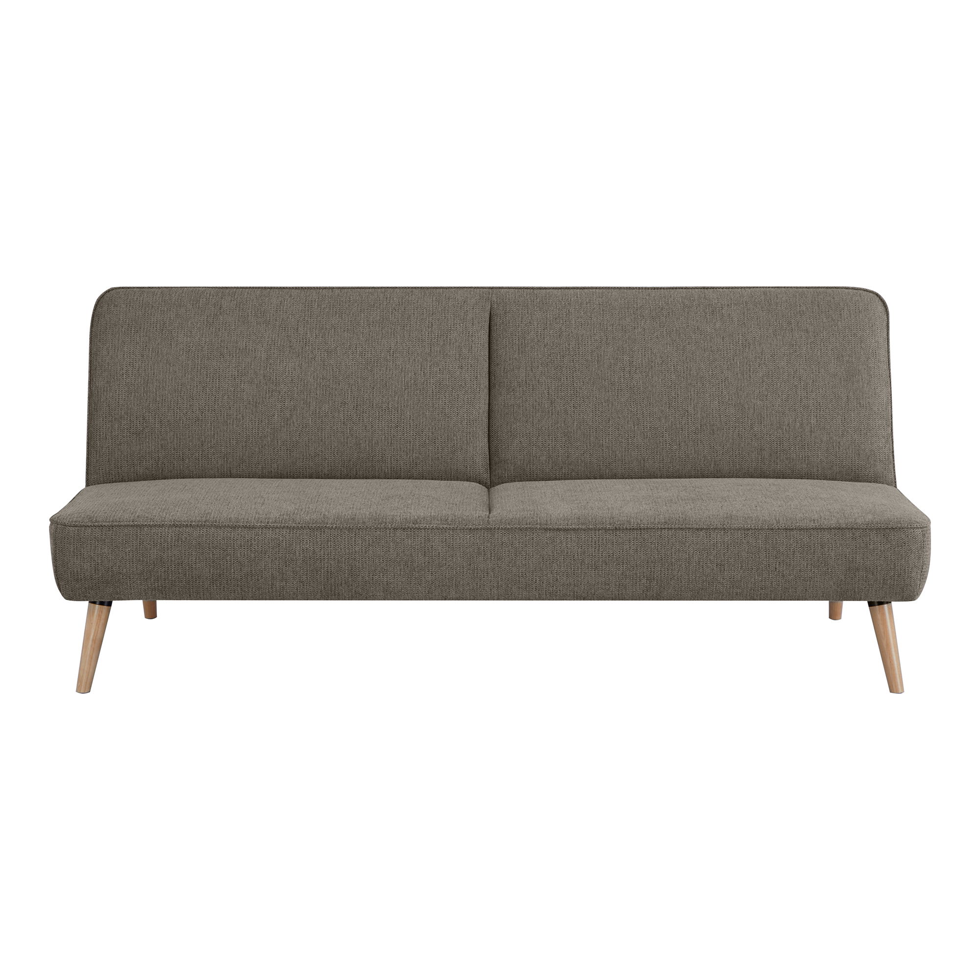 HOUSE NORDIC Swan bäddsoffa - brun polyester och naturligt trä