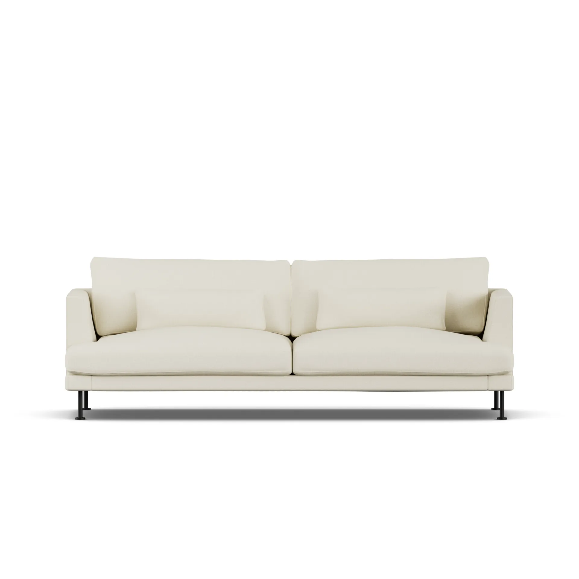 1898 Bredhult soffa Oslo Nature 1540-svart stål, 3-sits