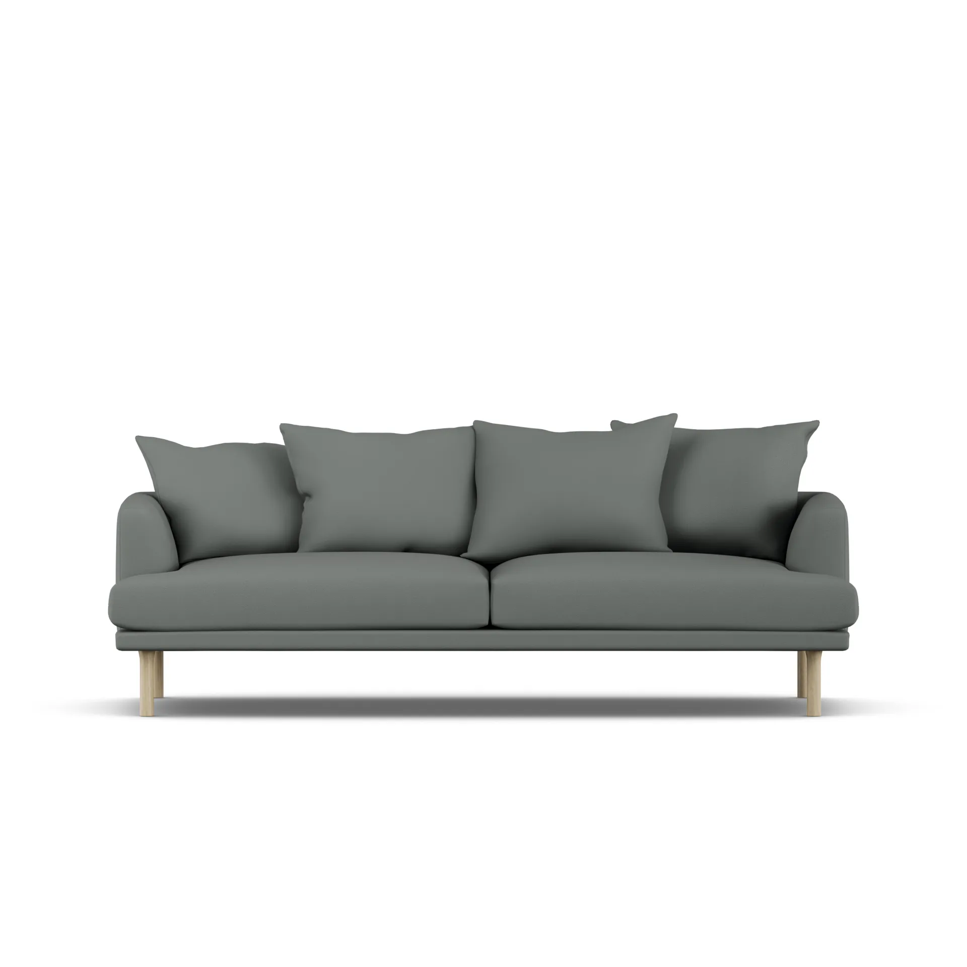 1898 Sjövik soffa Caleido Grey 1240-vitoljad ek, 3-sits