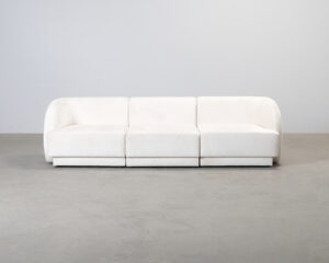 Micadoni Miley 3-sits soffa naturvit