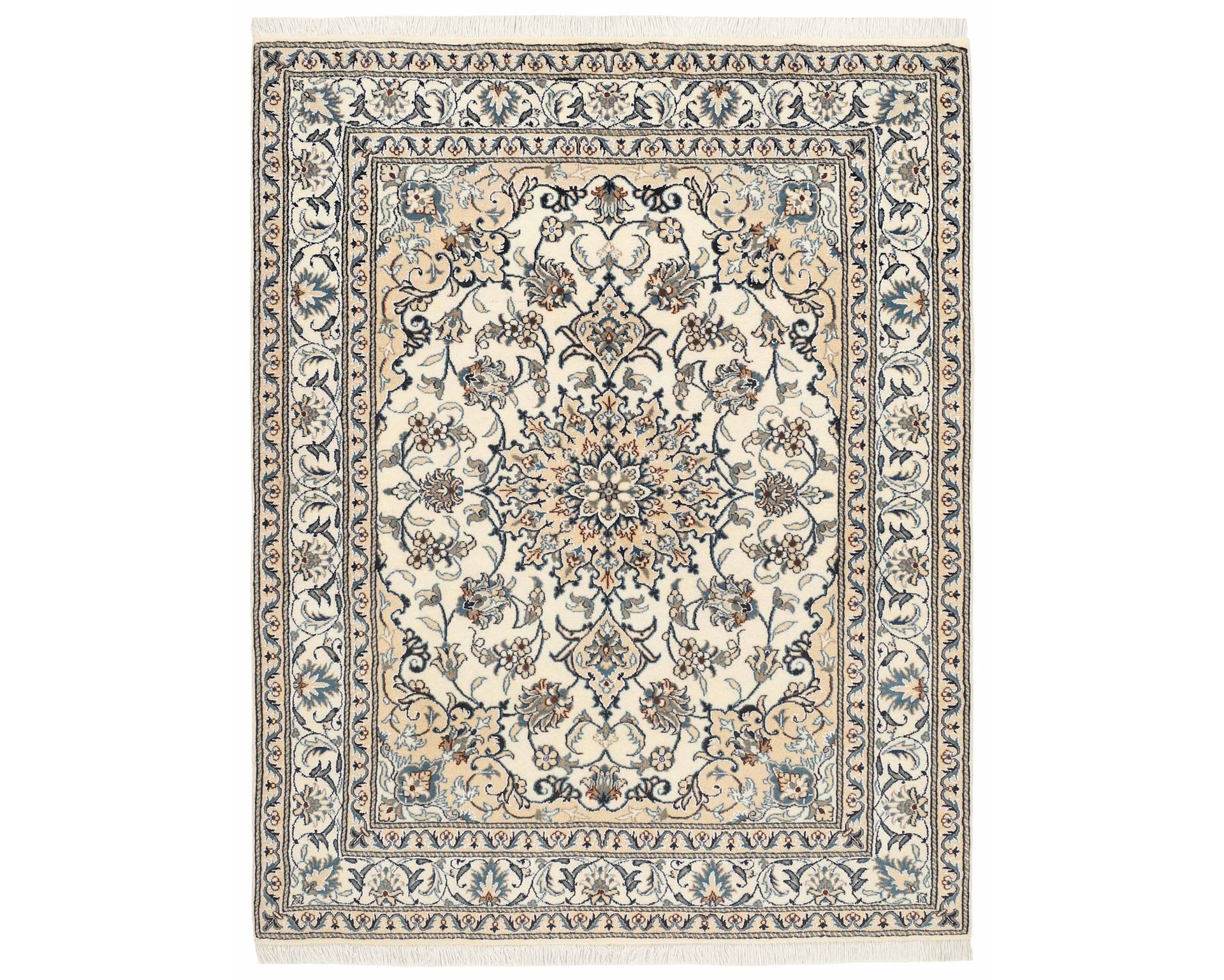 Nain Kashmar orientalisk matta 152 x 191 cm