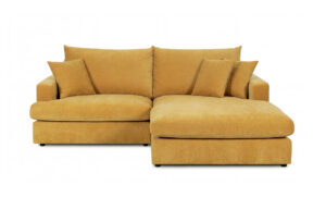 BOLNUEVO Divansoffa Höger Senapsgul