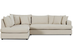 BOLNUEVO L-Soffa Vänster Hel Dyna Beige