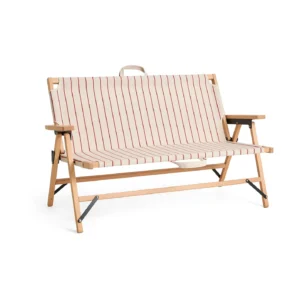 HAY Outdoor Market soffa ihopfällbar Beige-red, 2-sits