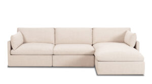 CEDAR Divansoffa Vändbar Beige