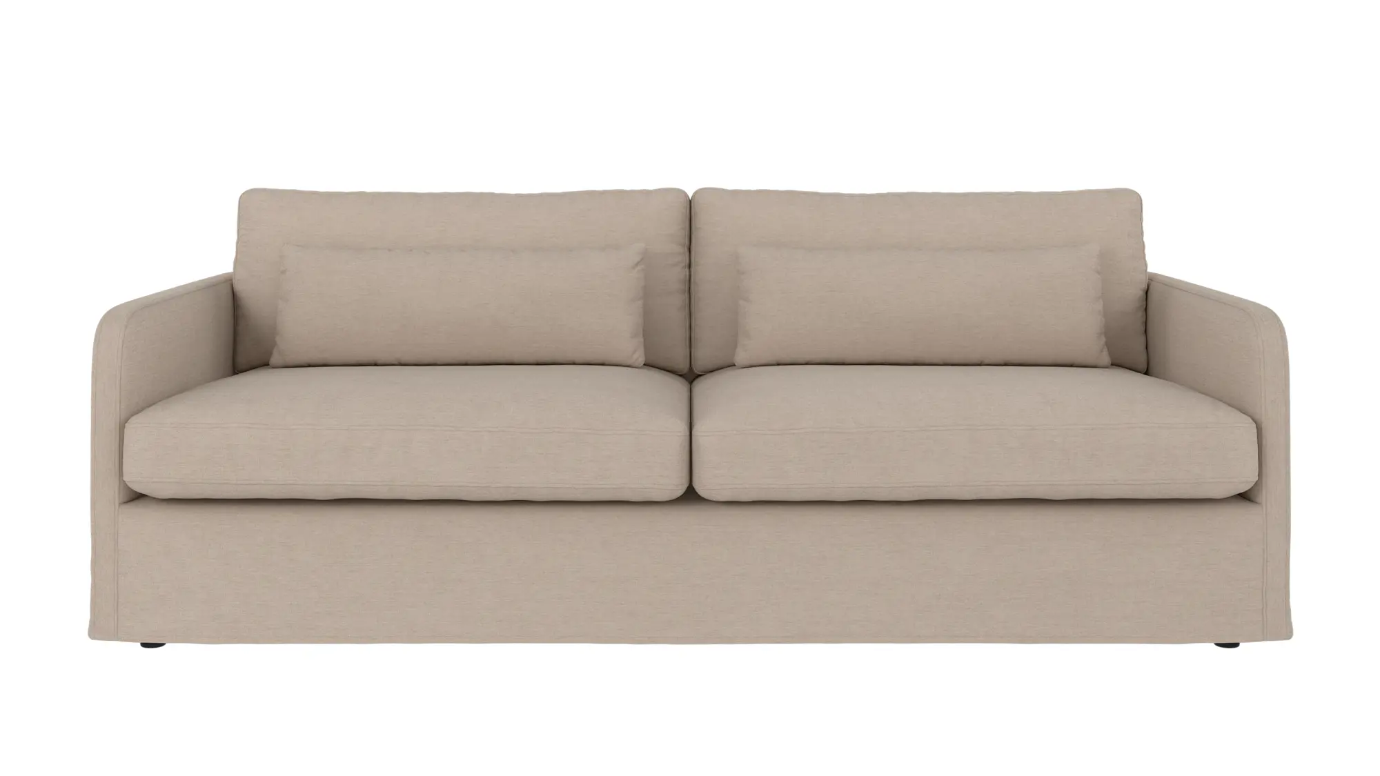 ROWICO Peyton soffa 3-sits beige tyg Ursula #282 (c3)