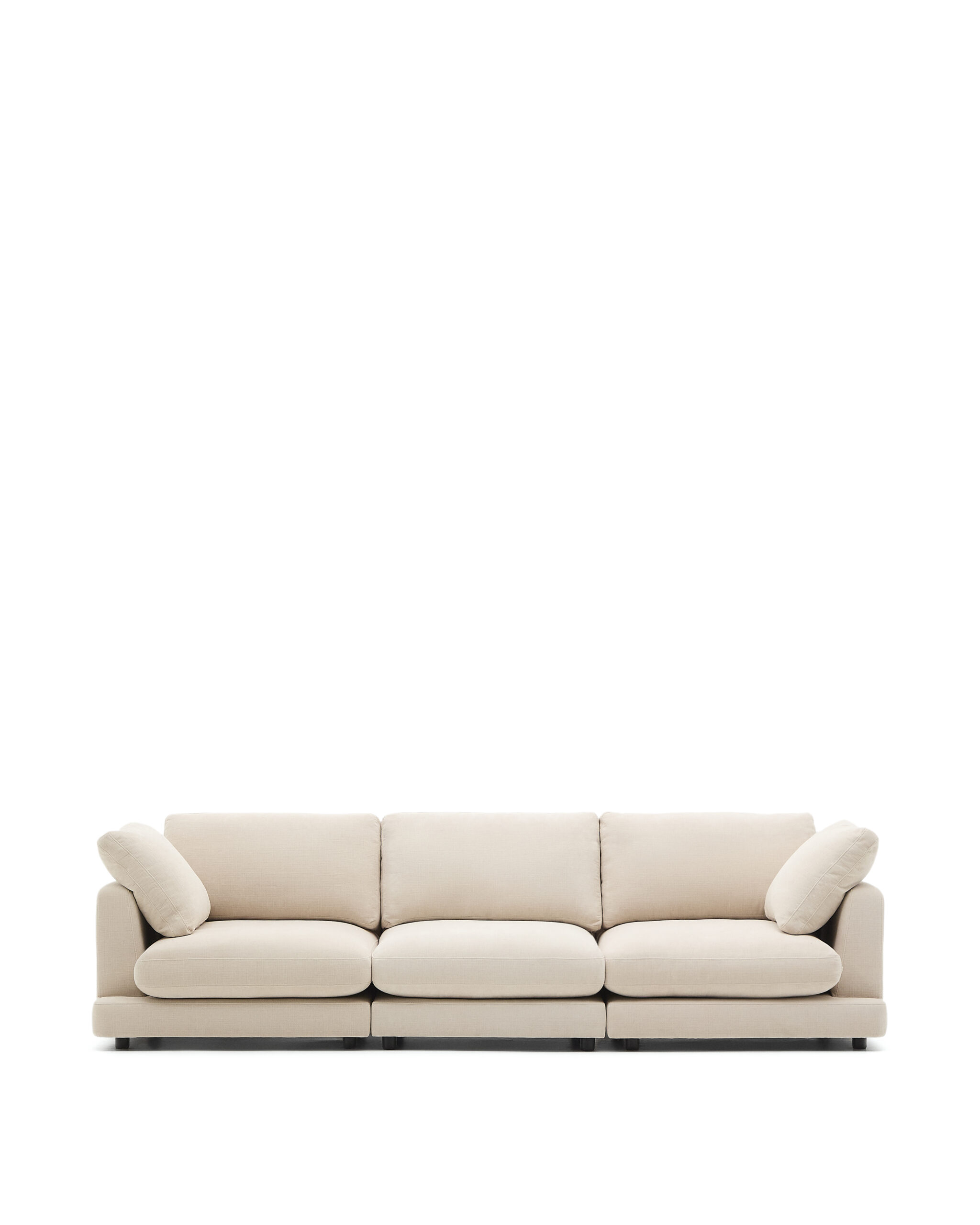 KAVE HOME Gala 4-personers soffa - beige chenille (300cm)