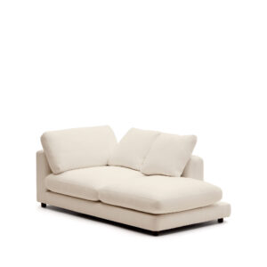 KAVE HOME Gala schäslong höger - beige tyg (193x105)