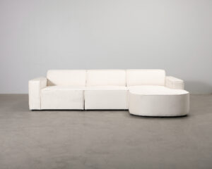Micadoni Jodie 4-sits divansoffa ljusbeige