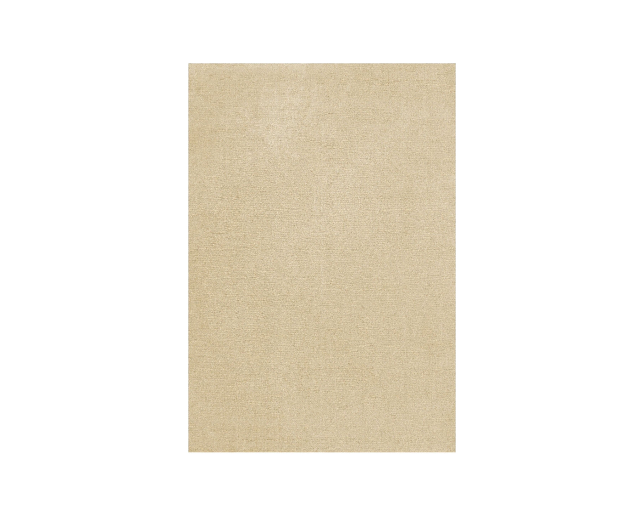 Layered Solid Wool matta 200 x 300 cm Soft Yellow