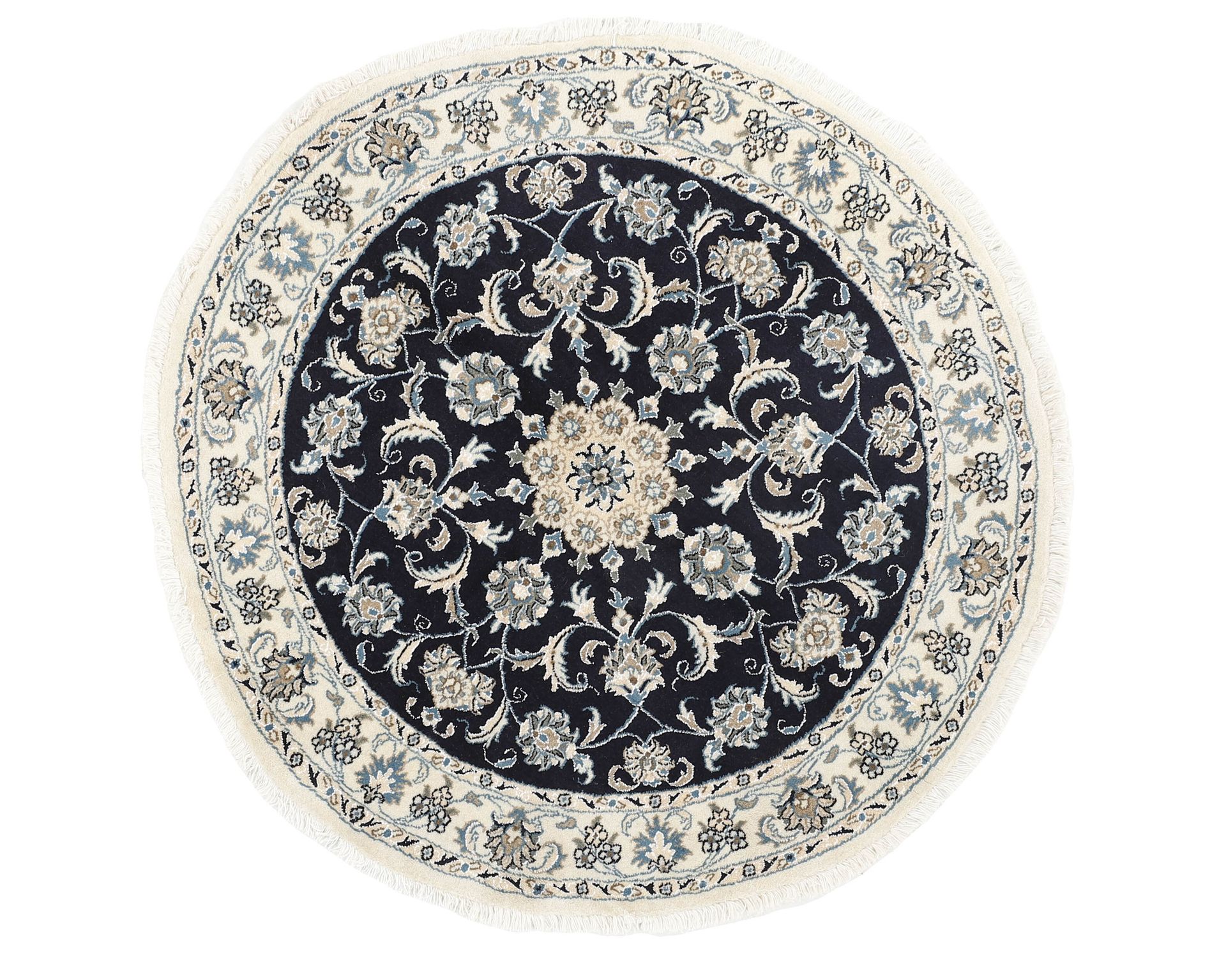Nain Kashmar orientalisk matta ø 150 cm