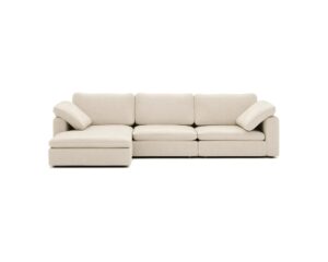 Visby 4-sits soffa med divan beige
