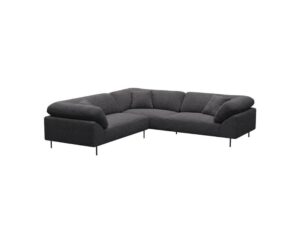 Woud Collar 4-seater hörnsoffa brun bouclé